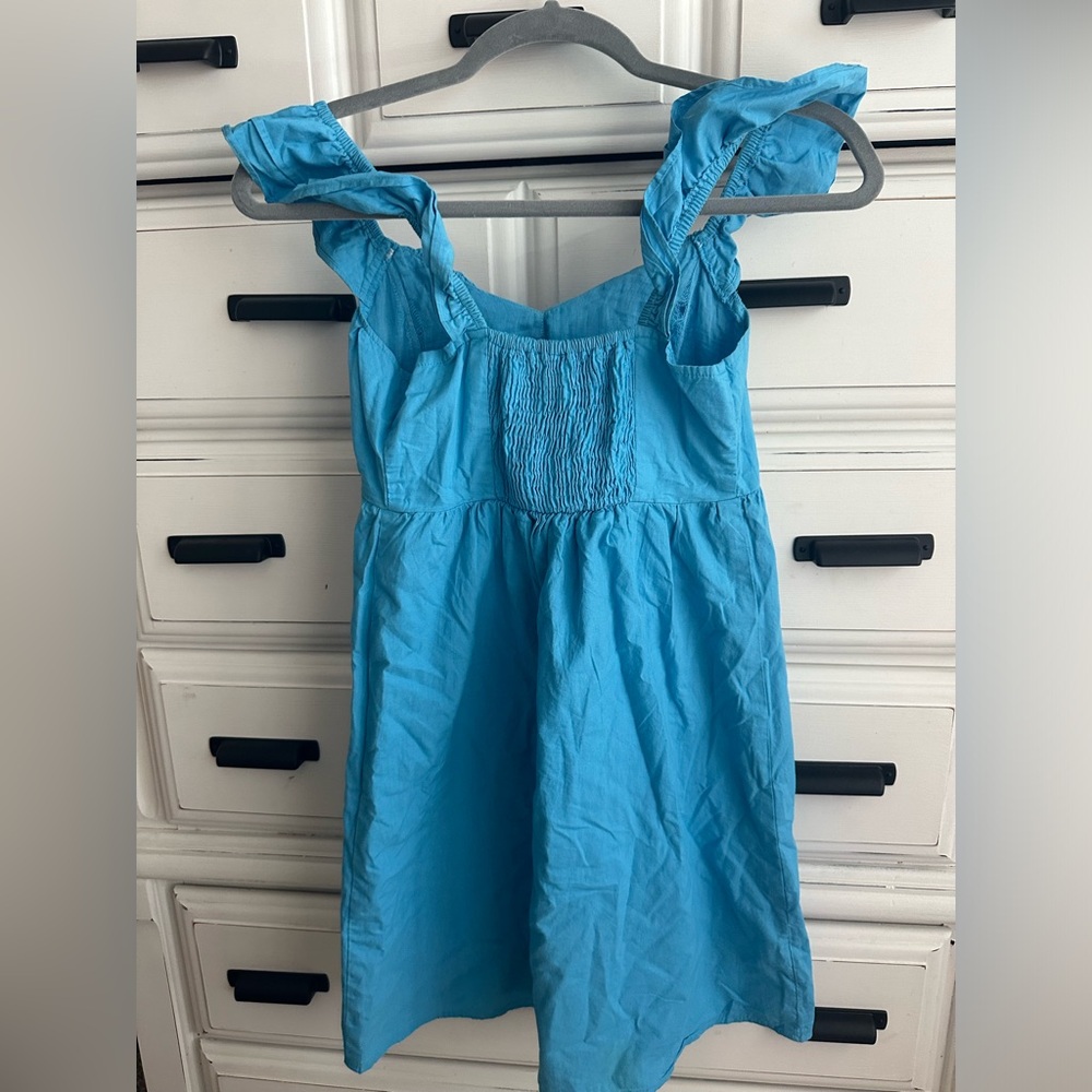 basic blue dress - Picture 2 of 3